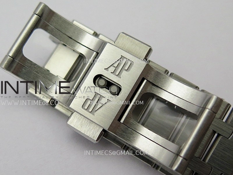 Royal Oak 41mm 15510 SS ZF 1:1 Best Edition Blue Ombre Textured Dial On SS Bracelet A4302