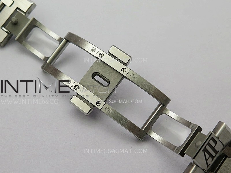 Royal Oak 41mm 15510 SS ZF 1:1 Best Edition Blue Ombre Textured Dial On SS Bracelet A4302