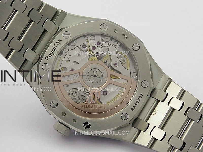 Royal Oak 41mm 15510 SS ZF 1:1 Best Edition Blue Ombre Textured Dial On SS Bracelet A4302