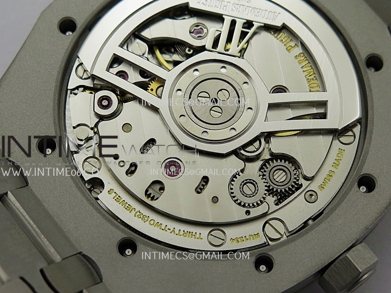 Royal Oak 41mm 15510 SS ZF 1:1 Best Edition Blue Ombre Textured Dial On SS Bracelet A4302