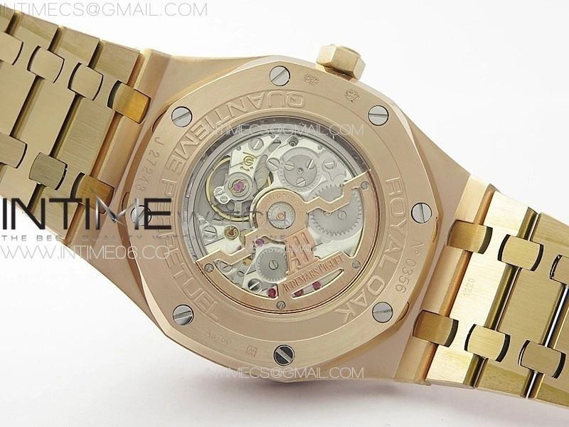 Royal Oak 41mm Complicated 26574 RG APSF1:1 Best Edition Silver Dial on RG Bracelet A5134