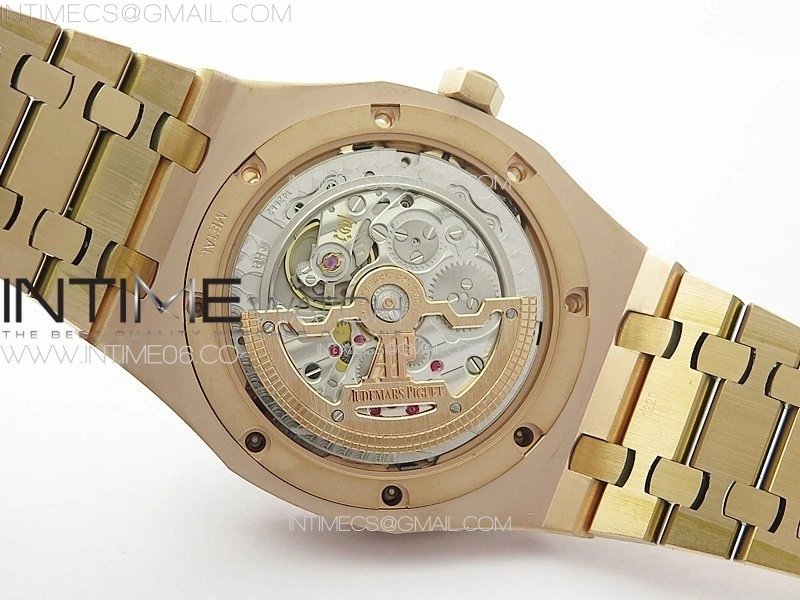 Royal Oak 41mm Complicated 26574 RG APSF1:1 Best Edition Silver Dial on RG Bracelet A5134