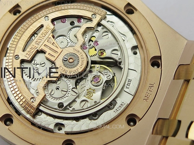 Royal Oak 41mm Complicated 26574 RG APSF1:1 Best Edition Silver Dial on RG Bracelet A5134