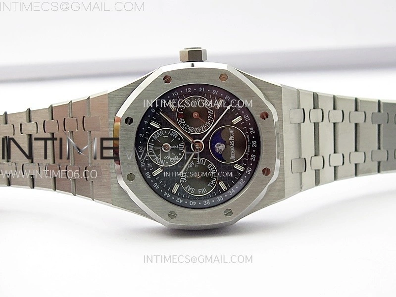 Royal Oak 41mm Complicated 26574 SS BBS Best Edition Dark Blue Dial on SS Bracelet A5134