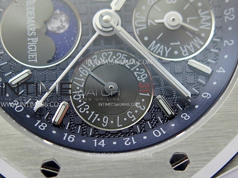 Royal Oak 41mm Complicated 26574 SS BBS Best Edition Dark Blue Dial on SS Bracelet A5134