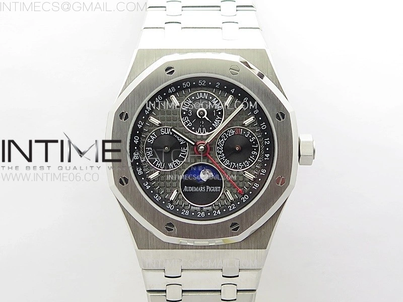 Royal Oak 41mm Complicated 26574 SS BBS Best Edition Dark Gray Dial on SS Bracelet A5134