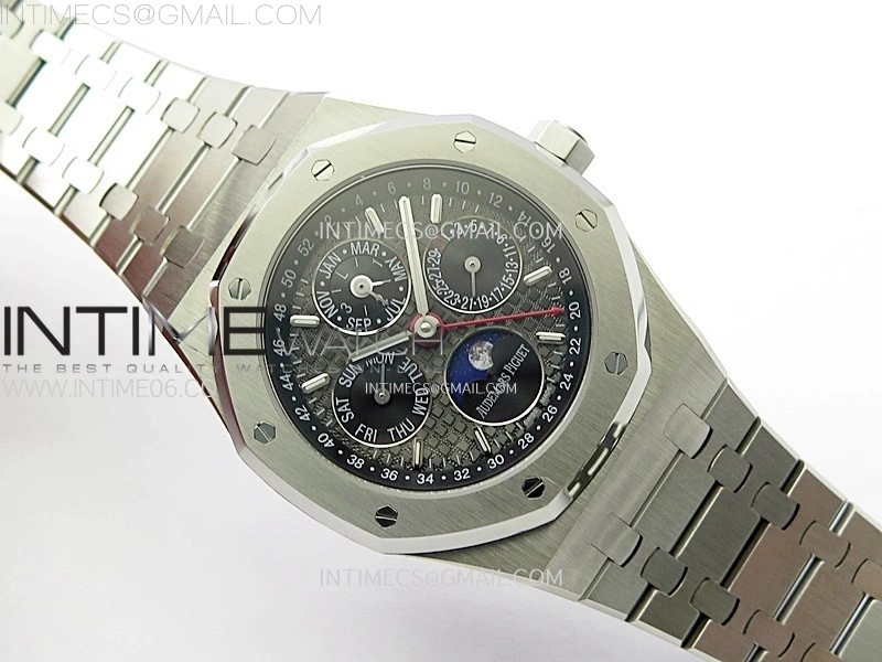 Royal Oak 41mm Complicated 26574 SS BBS Best Edition Dark Gray Dial on SS Bracelet A5134