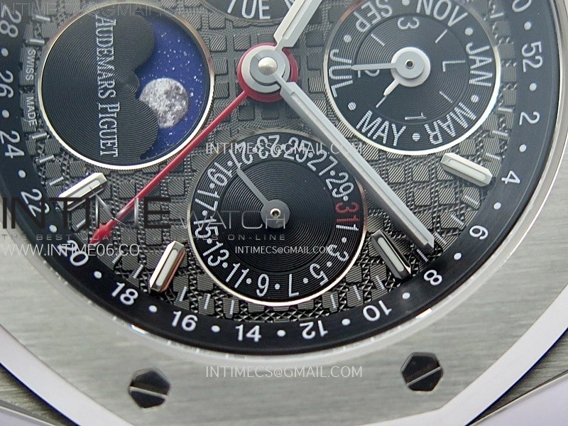 Royal Oak 41mm Complicated 26574 SS BBS Best Edition Dark Gray Dial on SS Bracelet A5134