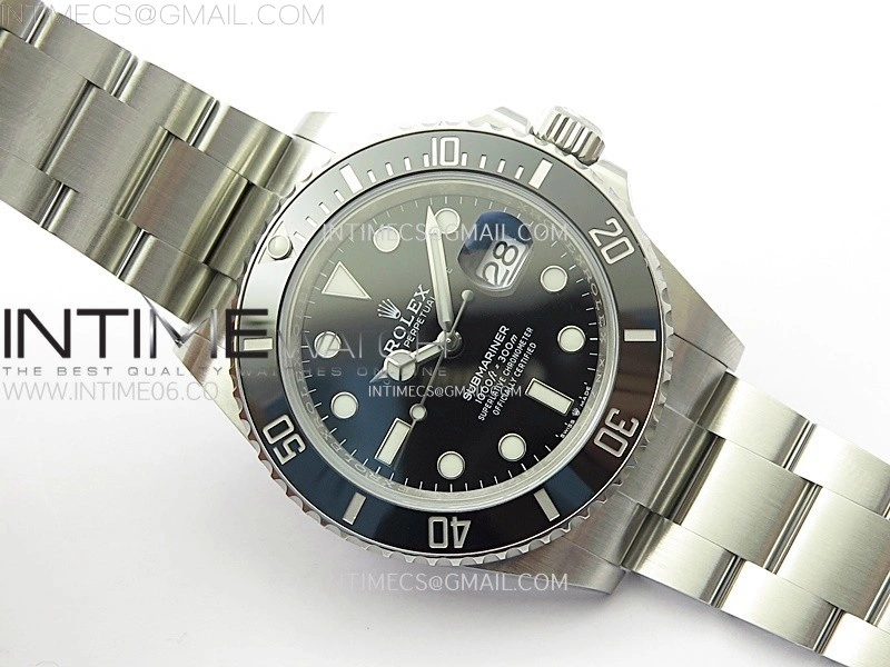 Submariner 126610 LN Black Ceramic Bezel 904L Steel C+F 1:1 Best Edition Black Dial On 904L Bracelet VR3235