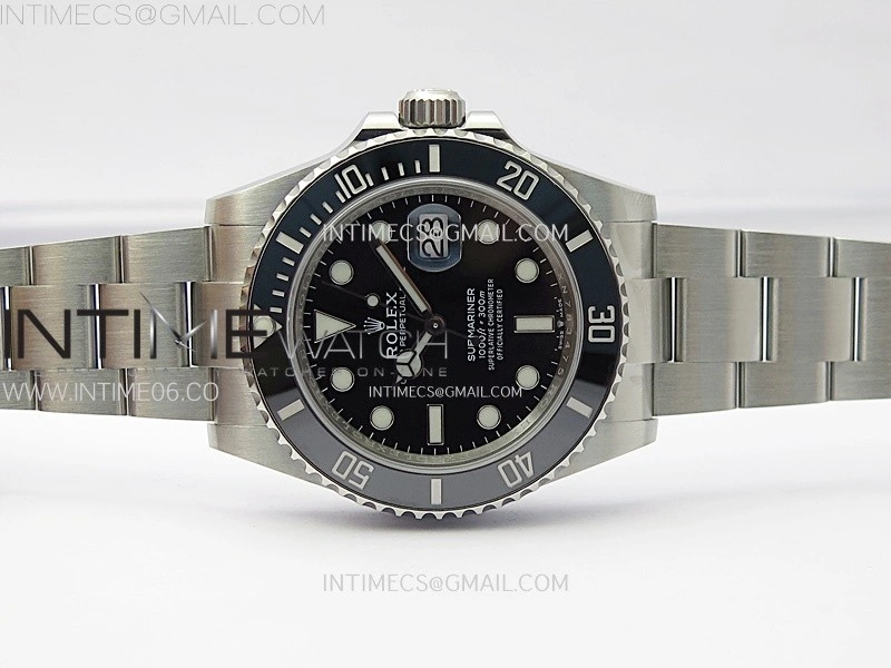 Submariner 126610 LN Black Ceramic Bezel 904L Steel C+F 1:1 Best Edition Black Dial On 904L Bracelet VR3235