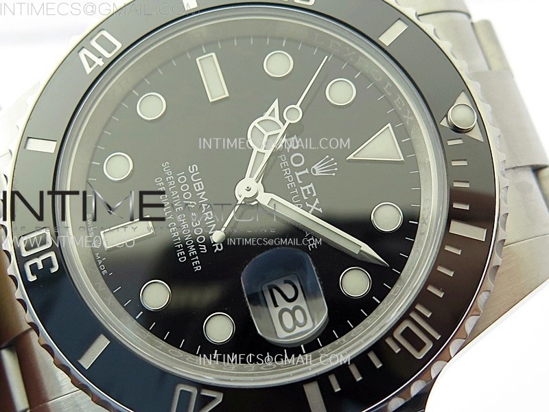 Submariner 126610 LN Black Ceramic Bezel 904L Steel C+F 1:1 Best Edition Black Dial On 904L Bracelet VR3235