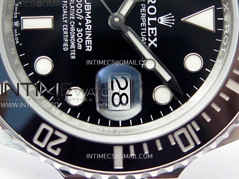 Submariner 126610 LN Black Ceramic Bezel 904L Steel C+F 1:1 Best Edition Black Dial On 904L Bracelet VR3235