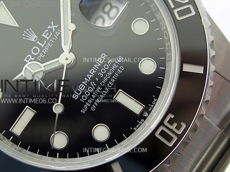 Submariner 126610 LN Black Ceramic Bezel 904L Steel C+F 1:1 Best Edition Black Dial On 904L Bracelet VR3235