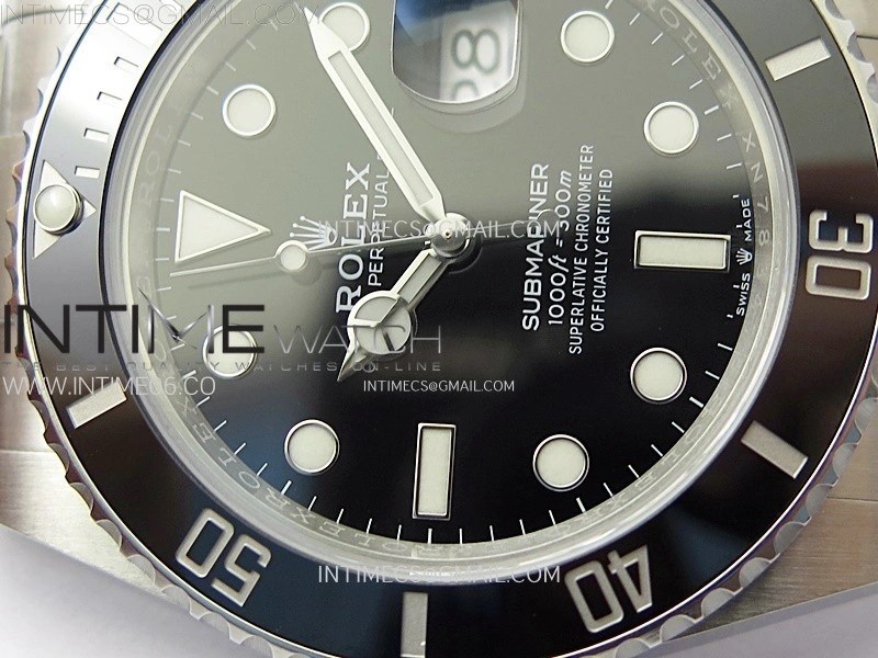 Submariner 126610 LN Black Ceramic Bezel 904L Steel C+F 1:1 Best Edition Black Dial On 904L Bracelet VR3235