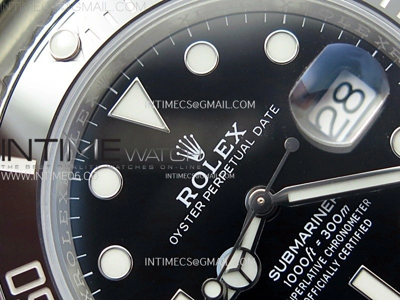 Submariner 126610 LN Black Ceramic Bezel 904L Steel C+F 1:1 Best Edition Black Dial On 904L Bracelet VR3235