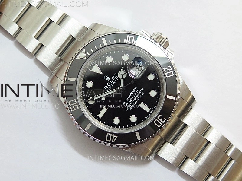 Submariner 126610 LN Black Ceramic Bezel 904L Steel C+F 1:1 Best Edition Black Dial On 904L Bracelet VR3235