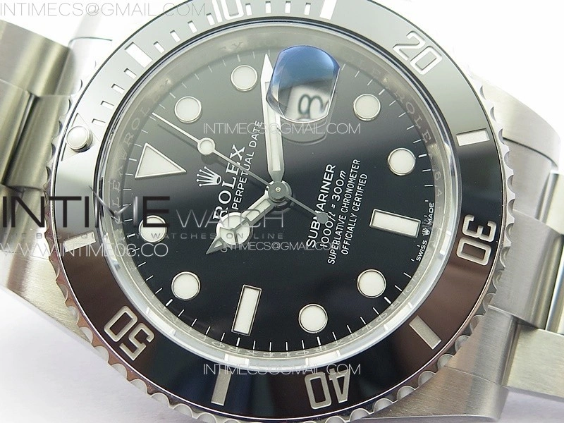 Submariner 126610 LN Black Ceramic Bezel 904L Steel ZF 1:1 Best Edition Black Dial On 904L Bracelet VR3235