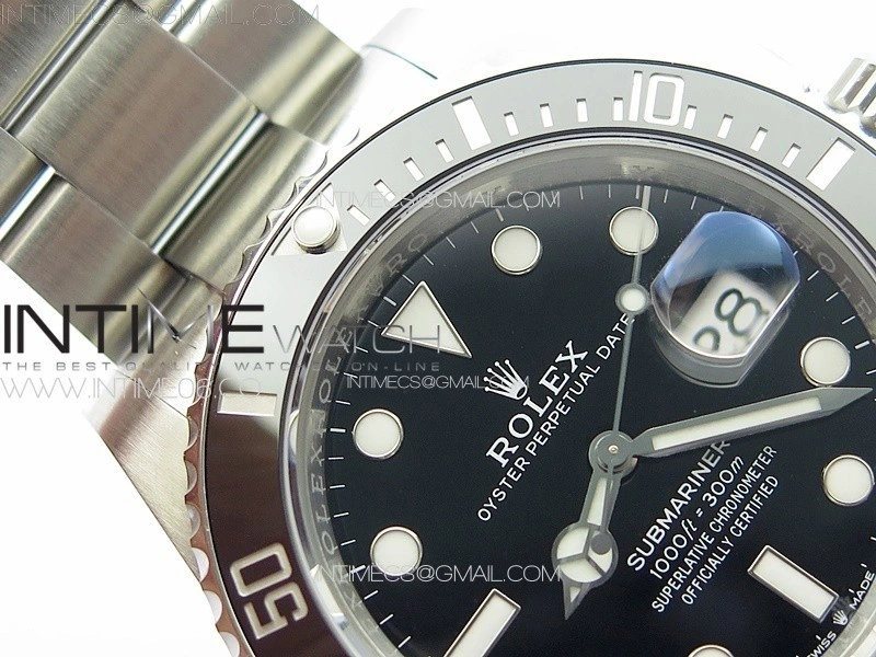 Submariner 126610 LN Black Ceramic Bezel 904L Steel ZF 1:1 Best Edition Black Dial On 904L Bracelet VR3235