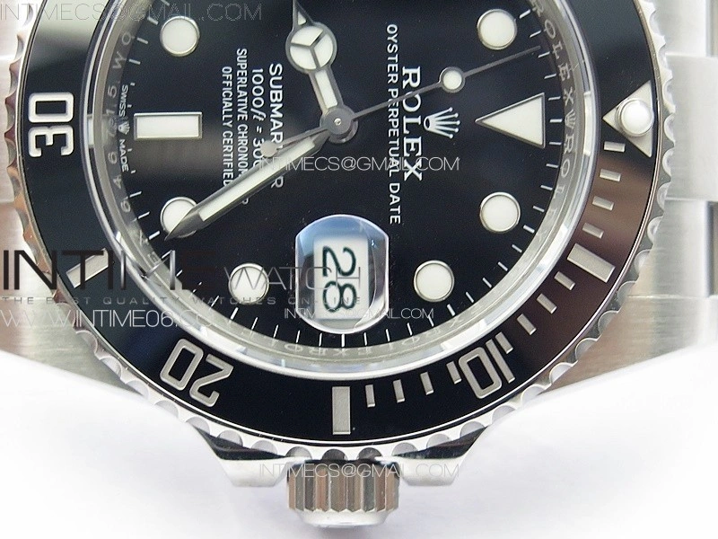 Submariner 126610 LN Black Ceramic Bezel 904L Steel ZF 1:1 Best Edition Black Dial On 904L Bracelet VR3235