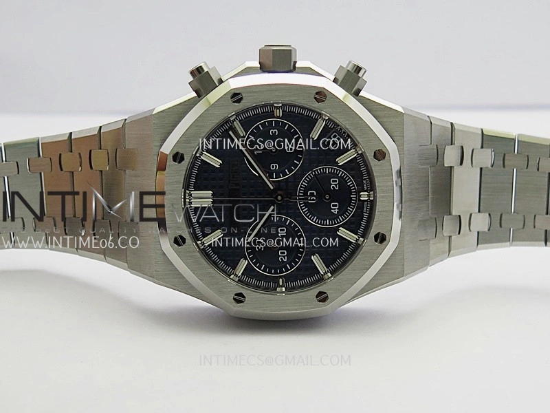 Royal Oak Chrono 26240 SS ZF 1:1 Best Edition Blue Dial On SS Bracelet Super Clone DD4401