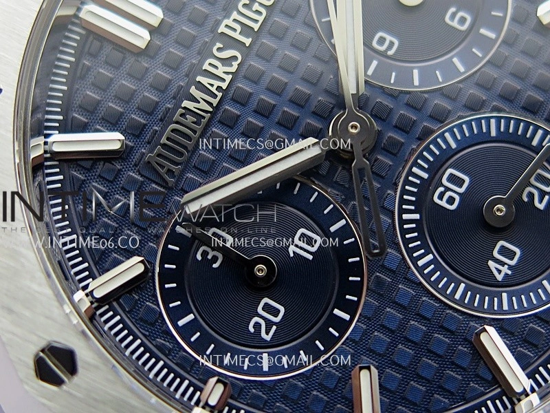 Royal Oak Chrono 26240 SS ZF 1:1 Best Edition Blue Dial On SS Bracelet Super Clone DD4401