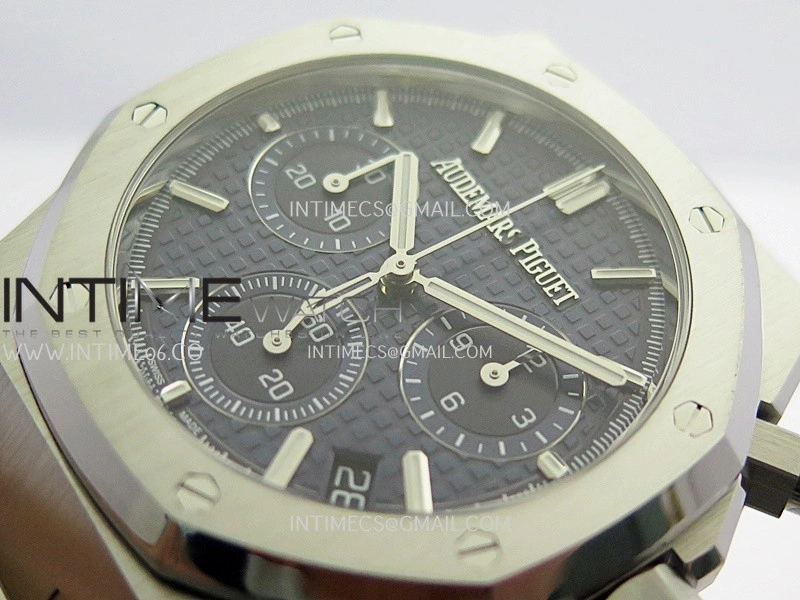 Royal Oak Chrono 26240 SS ZF 1:1 Best Edition Blue Dial On SS Bracelet Super Clone DD4401