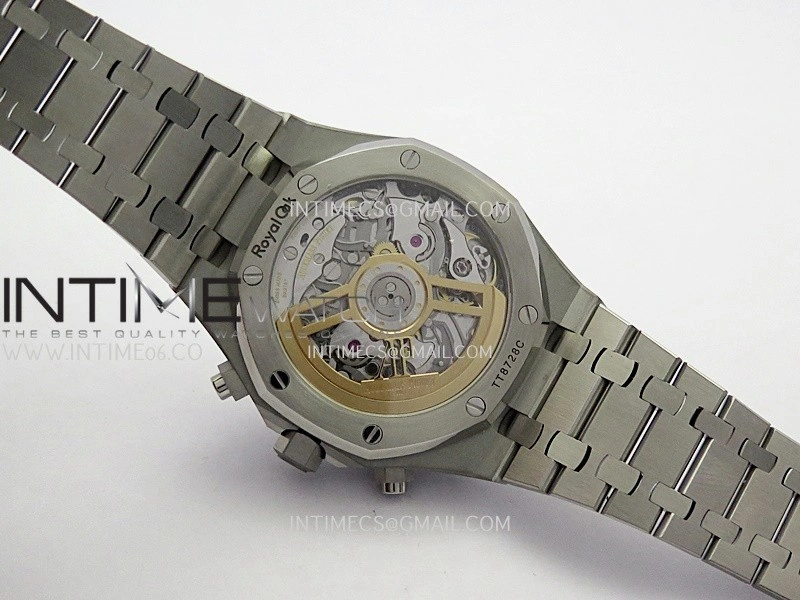 Royal Oak Chrono 26240 SS ZF 1:1 Best Edition Blue Dial On SS Bracelet Super Clone DD4401