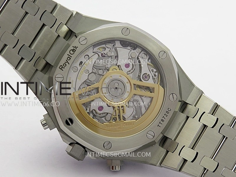 Royal Oak Chrono 26240 SS ZF 1:1 Best Edition Blue Dial On SS Bracelet Super Clone DD4401