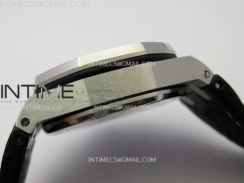 Royal Oak Offshore 42mm Volcano TKF Best Edition Black Dial on Black Leather Strap A7750