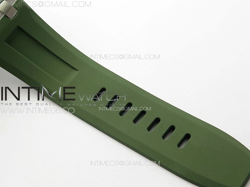 Royal Oak Offshore Diver 15720 ZF 1:1 Best Edition Green Dial on Green Rubber Strap A4308