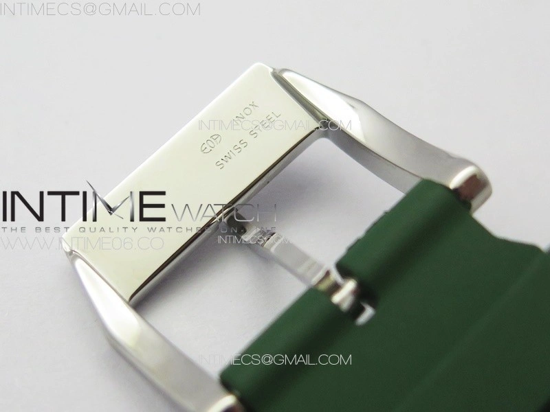 Mark XX IW328205 SS M+F 1:1 Best Edition Green Dial on Green Rubber Strap MIYOTA 9015