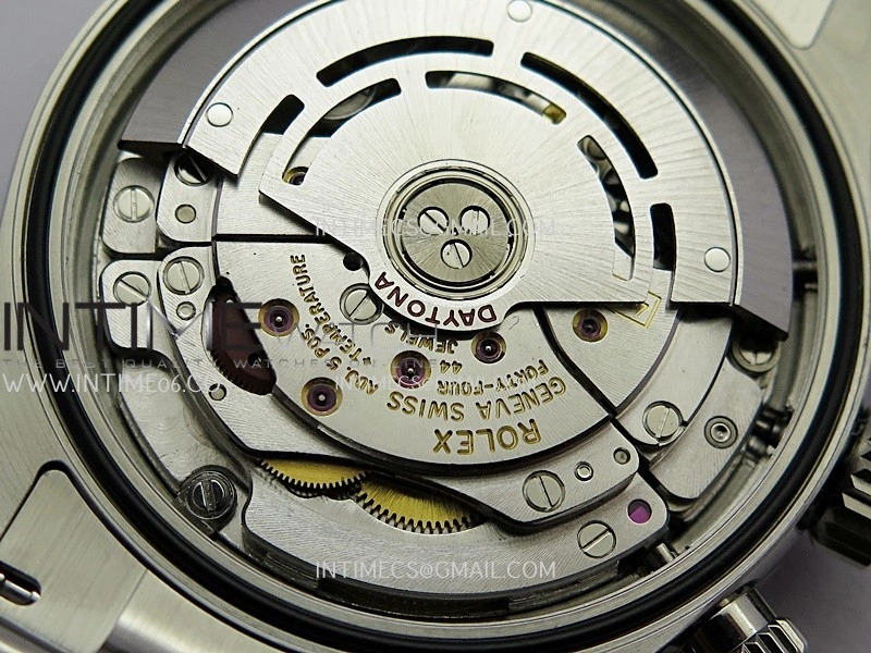 Daytona 116500 Blacken 904L SS PMSF 1:1 Best Edition Black Dial Silver Subdial On SS Bracelet DD4130