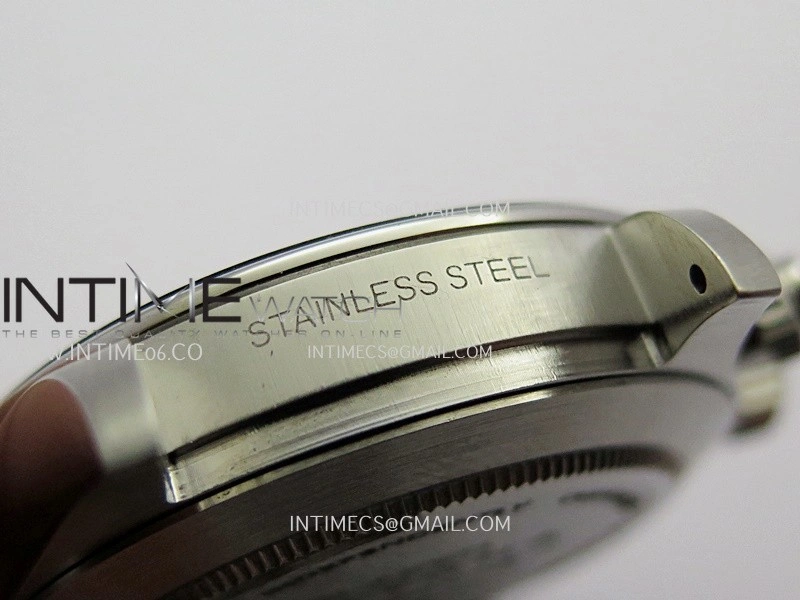 Daytona 116500 Blacken 904L SS PMSF 1:1 Best Edition Black Dial Silver Subdial On SS Bracelet DD4130