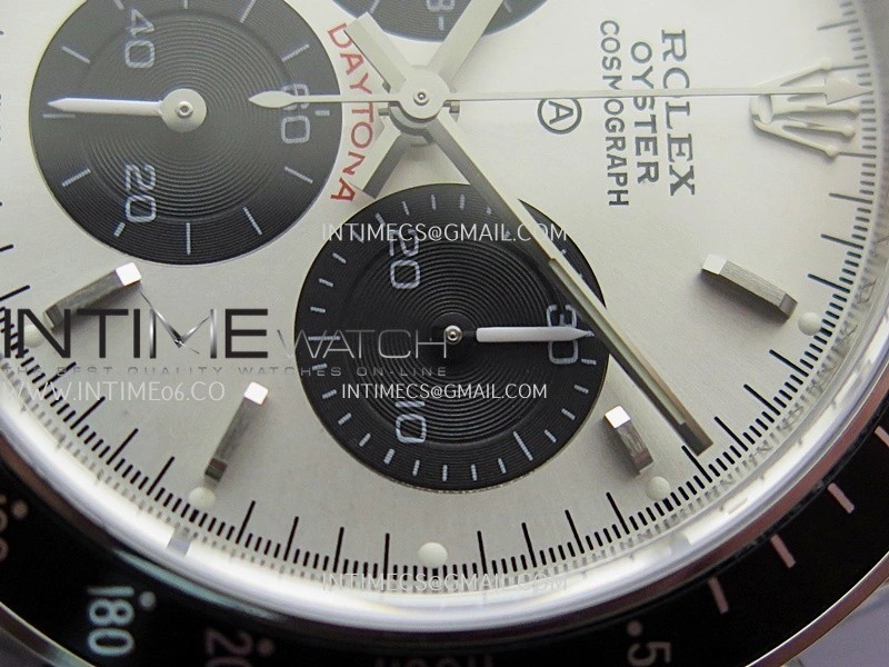 Daytona 116500 Blacken 904L SS PMSF 1:1 Best Edition Silver Dial Black Subdial On SS Bracelet DD4130