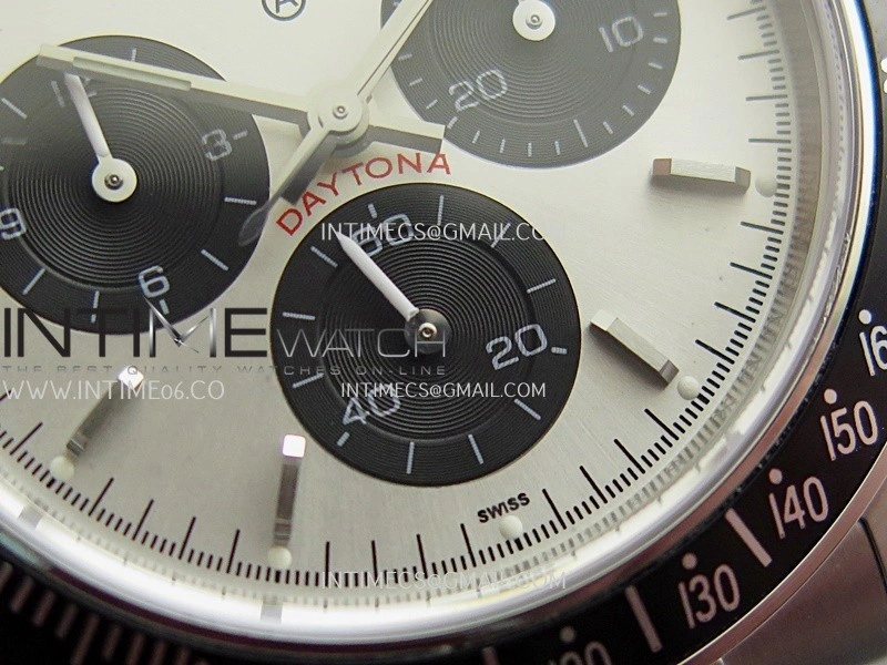 Daytona 116500 Blacken 904L SS PMSF 1:1 Best Edition Silver Dial Black Subdial On SS Bracelet DD4130