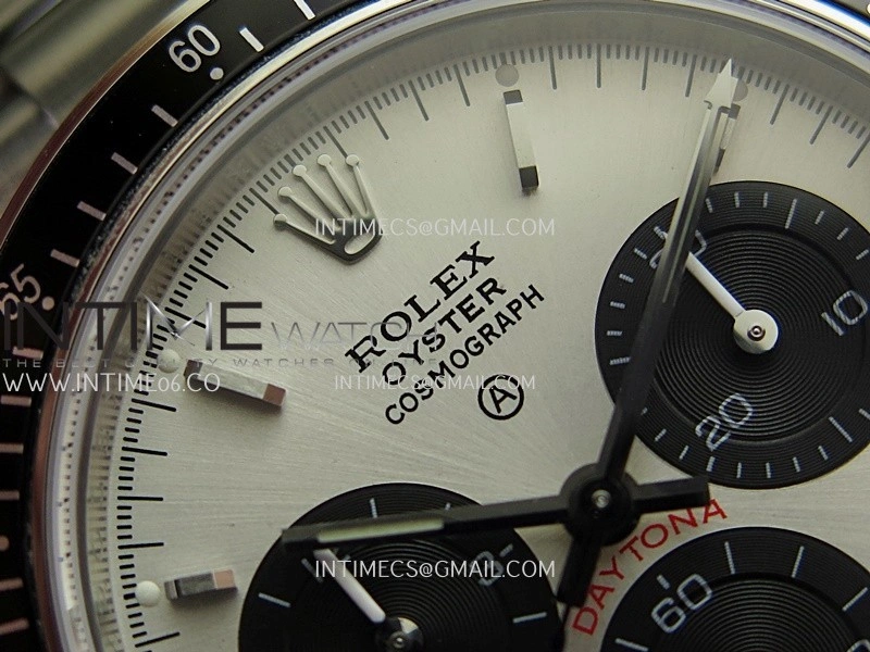 Daytona 116500 Blacken 904L SS PMSF 1:1 Best Edition Silver Dial Black Subdial On SS Bracelet DD4130