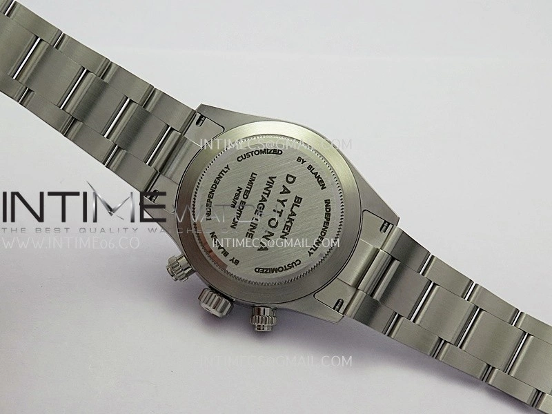 Daytona 116500 Blacken 904L SS PMSF 1:1 Best Edition Silver Dial Black Subdial On SS Bracelet DD4130