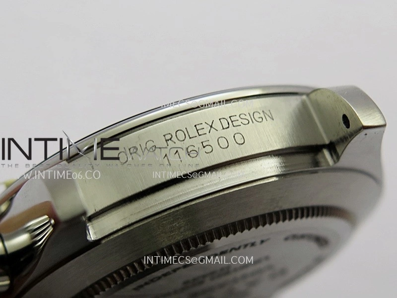 Daytona 116500 Blacken 904L SS PMSF 1:1 Best Edition Silver Dial Black Subdial On SS Bracelet DD4130