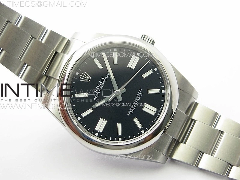 Oyster Perpetual 41mm 124300 904L Steel GMF 1:1 Best Edition Black Dial on SS Bracelet VR3230 V2