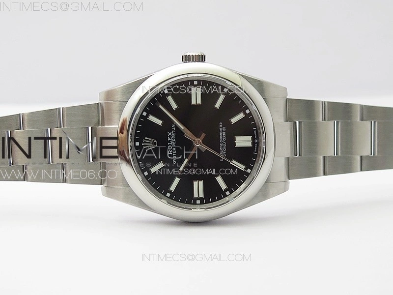 Oyster Perpetual 41mm 124300 904L Steel GMF 1:1 Best Edition Black Dial on SS Bracelet VR3230 V2