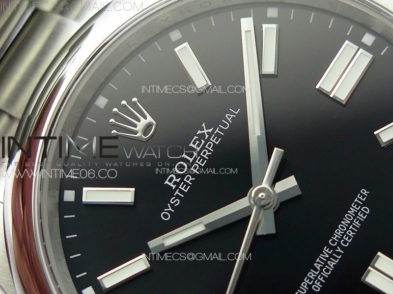Oyster Perpetual 41mm 124300 904L Steel GMF 1:1 Best Edition Black Dial on SS Bracelet VR3230 V2
