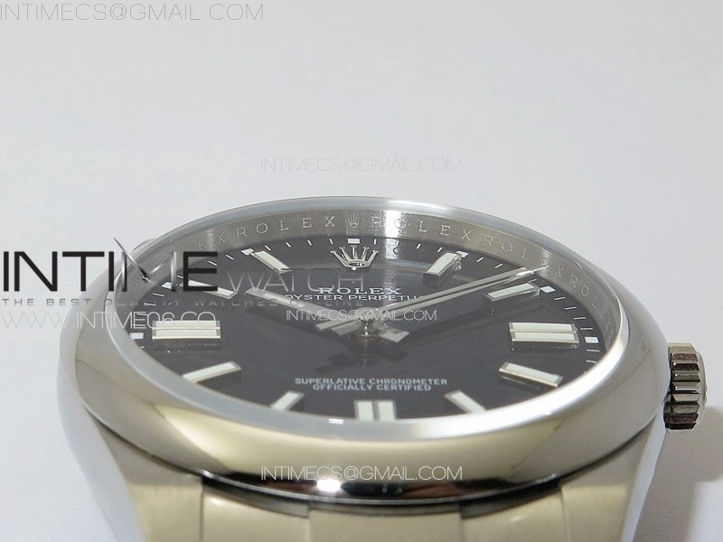 Oyster Perpetual 41mm 124300 904L Steel GMF 1:1 Best Edition Black Dial on SS Bracelet VR3230 V2
