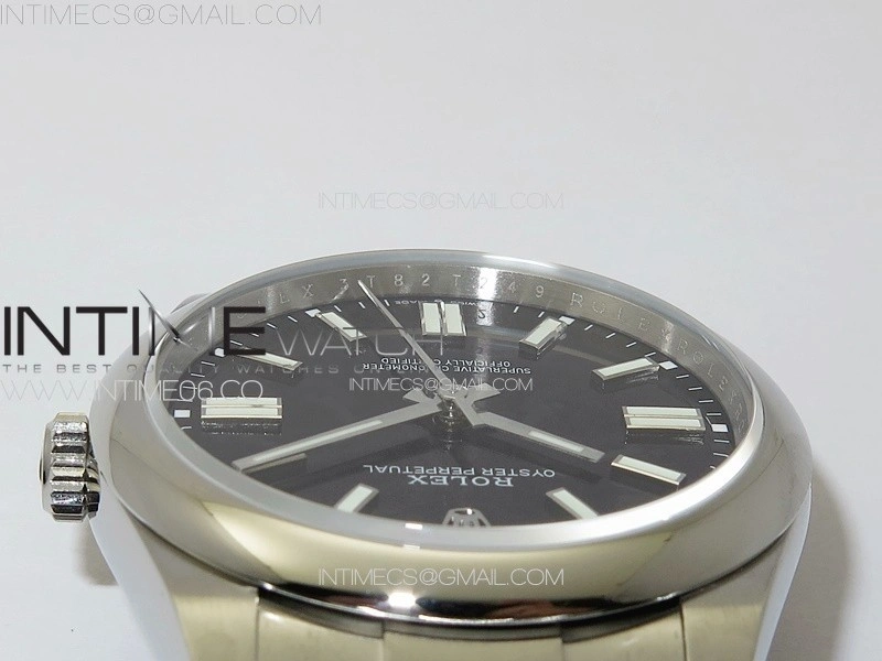 Oyster Perpetual 41mm 124300 904L Steel GMF 1:1 Best Edition Black Dial on SS Bracelet VR3230 V2