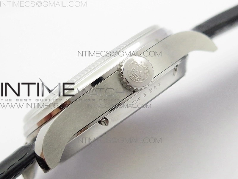 Portuguese Real PR Real Annual Calendar IW503510 AZF 1:1 Best Edition Green Dial on Black Leather Strap A52850