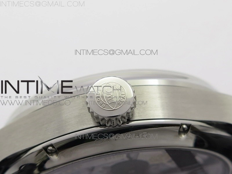 Portuguese Real PR Real Annual Calendar IW503510 AZF 1:1 Best Edition Green Dial on Black Leather Strap A52850