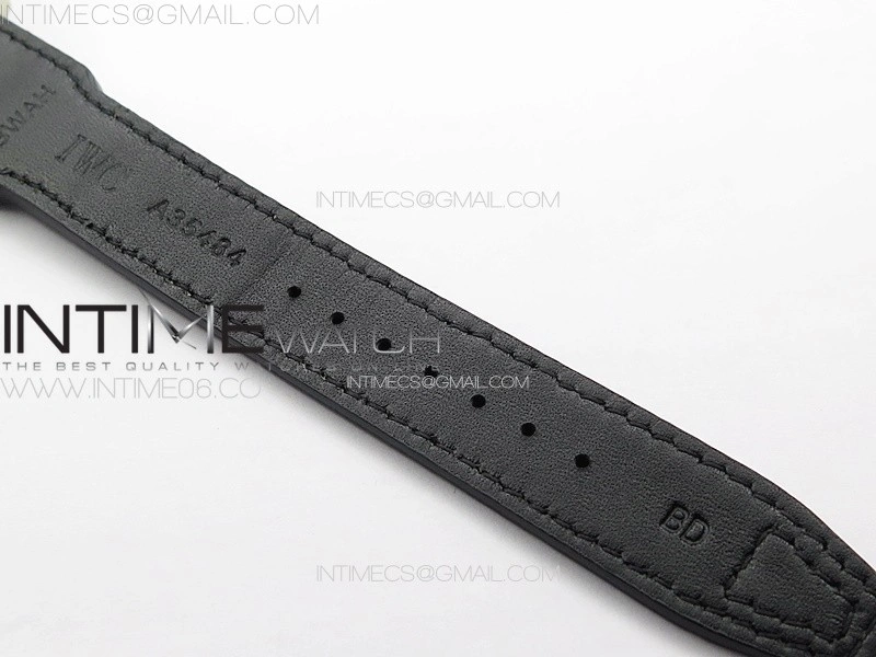 Big Pilot Annual Calendar SS IW5027 AZF 1:1 Best Edition Blue Dial on Black Leather Strap A52850