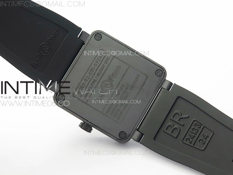 BR 03-92 Real Ceramic 1:1 Best Edition Camouflage Apes Dial on Black Rubber Strap MIYOTA 9015