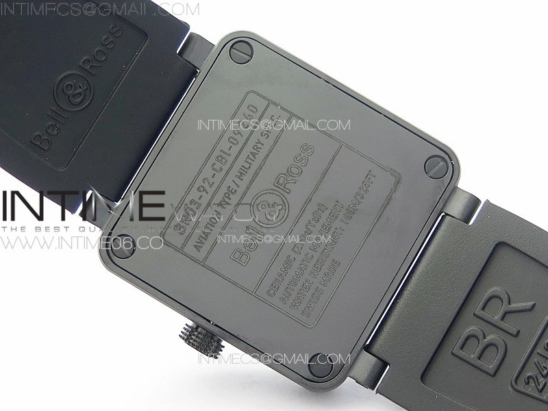 BR 03-92 Real Ceramic 1:1 Best Edition Camouflage Apes Dial on Black Rubber Strap MIYOTA 9015