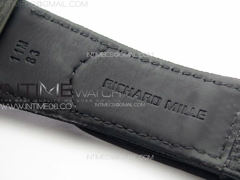 RM055 Real Forged Carbon Case KUF Best Edition Red Crown on Black Nyloyn Strap MIYOTA8215