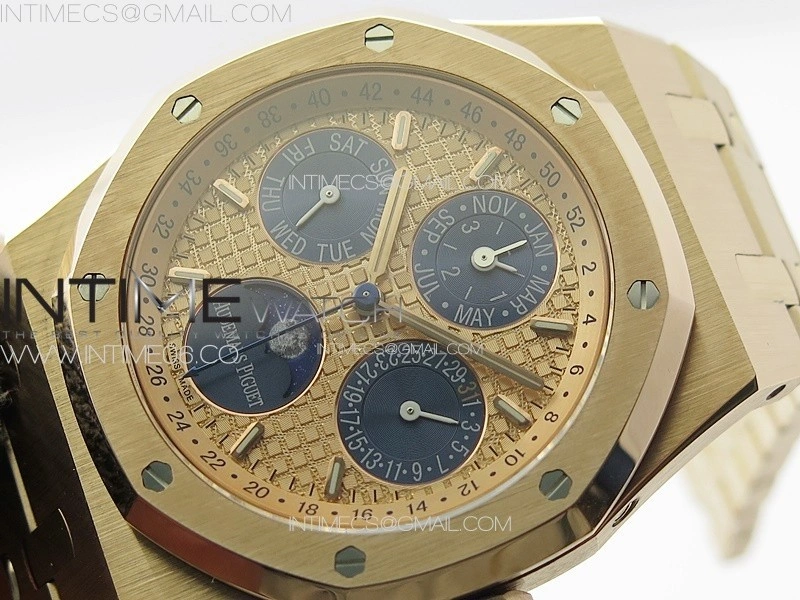 Royal Oak 41mm Complicated 26574 RG APSF1:1 Best Edition RG Dial on RG Bracelet A5134